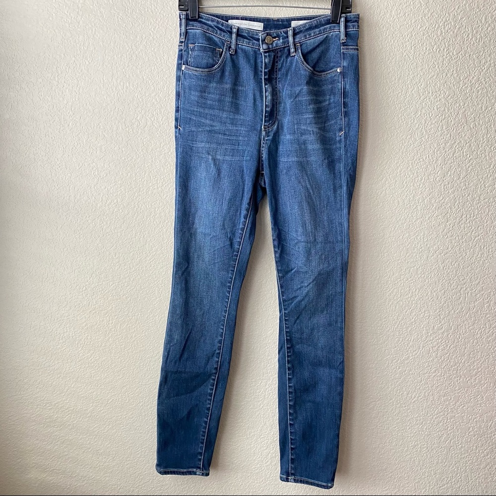 Pilcro & the letterpress Superscript Denim Medium Wash Jeans Size 28